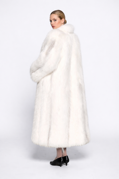 Aspen Fox Fur Full-Length Coat