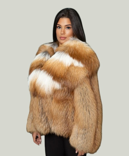 Luxe Red Fox Fur Coat