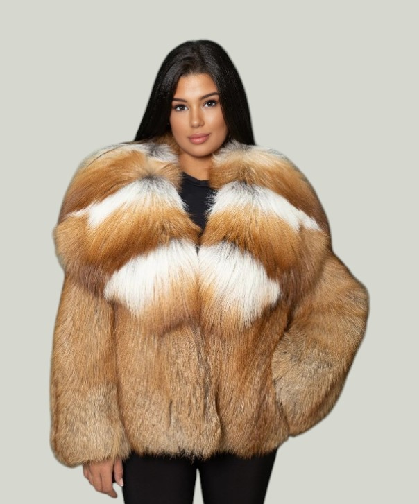 Luxe Red Fox Fur Coat
