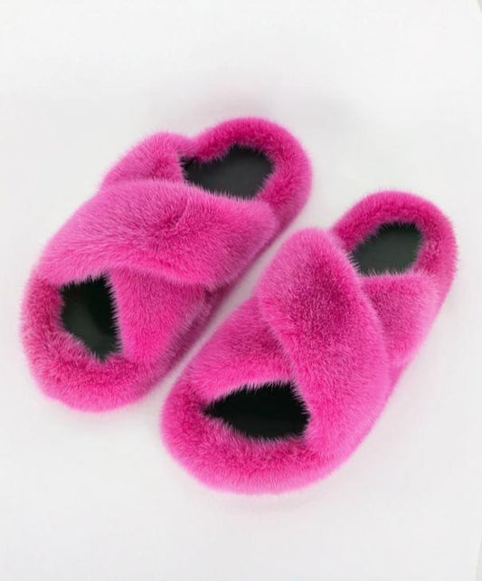 Mink Fur Slippers