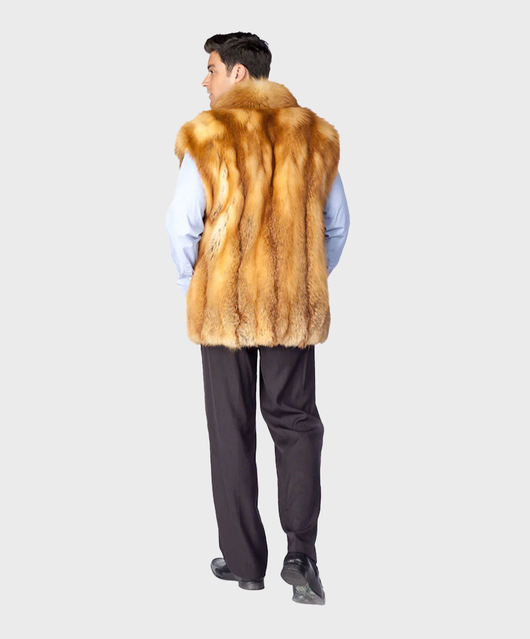 Men's Natural Red Fox Vest