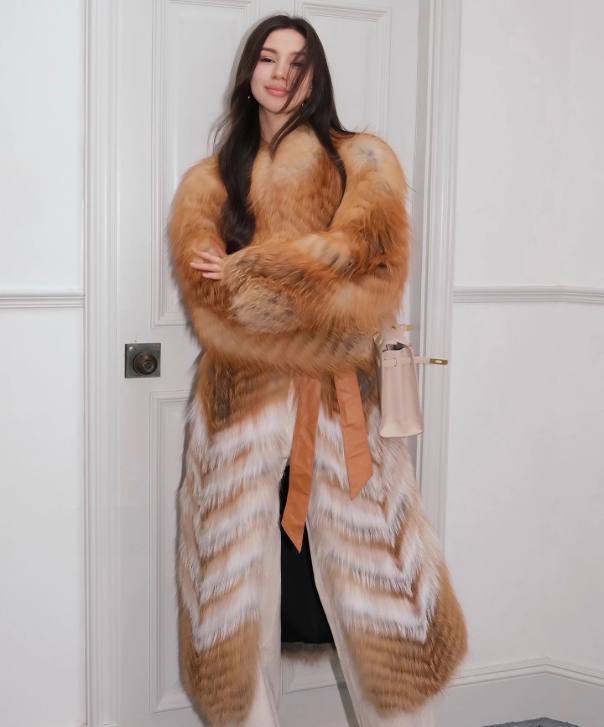 Women's Amber Waves Fox Fur Coat