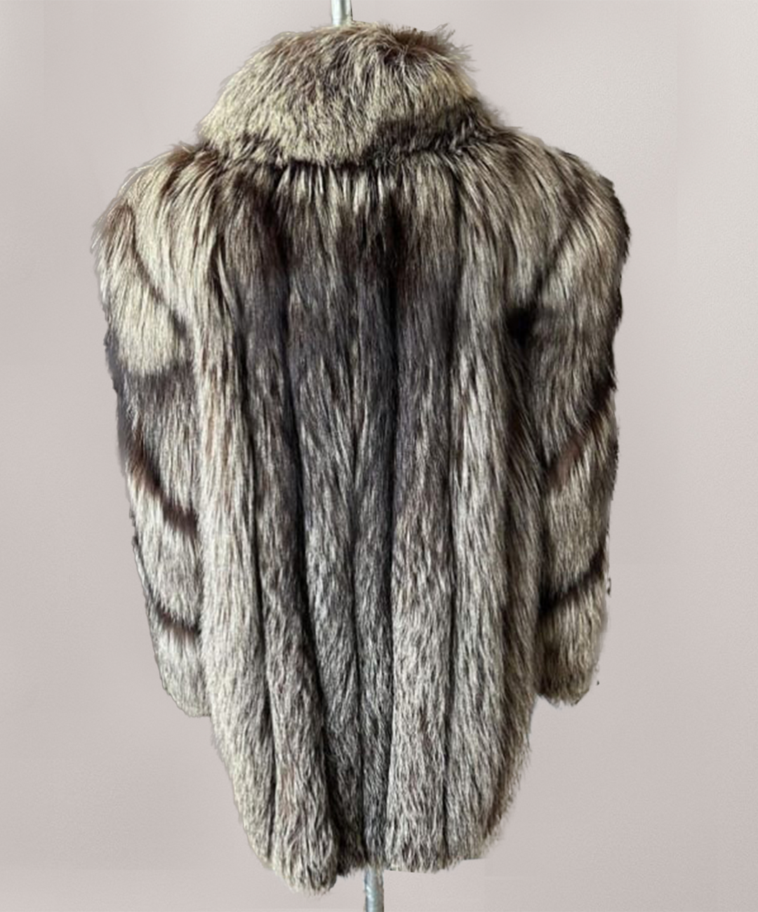Saga Fox Women's Silver Fox Fur Coat