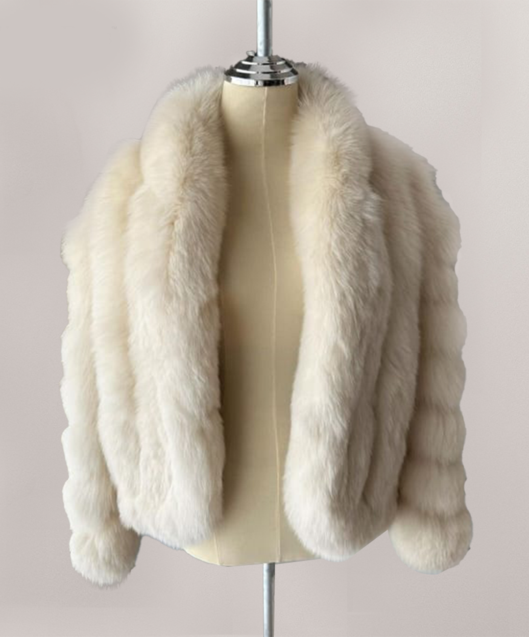 Saga Fox Women's Snow Fox Fur Jacket