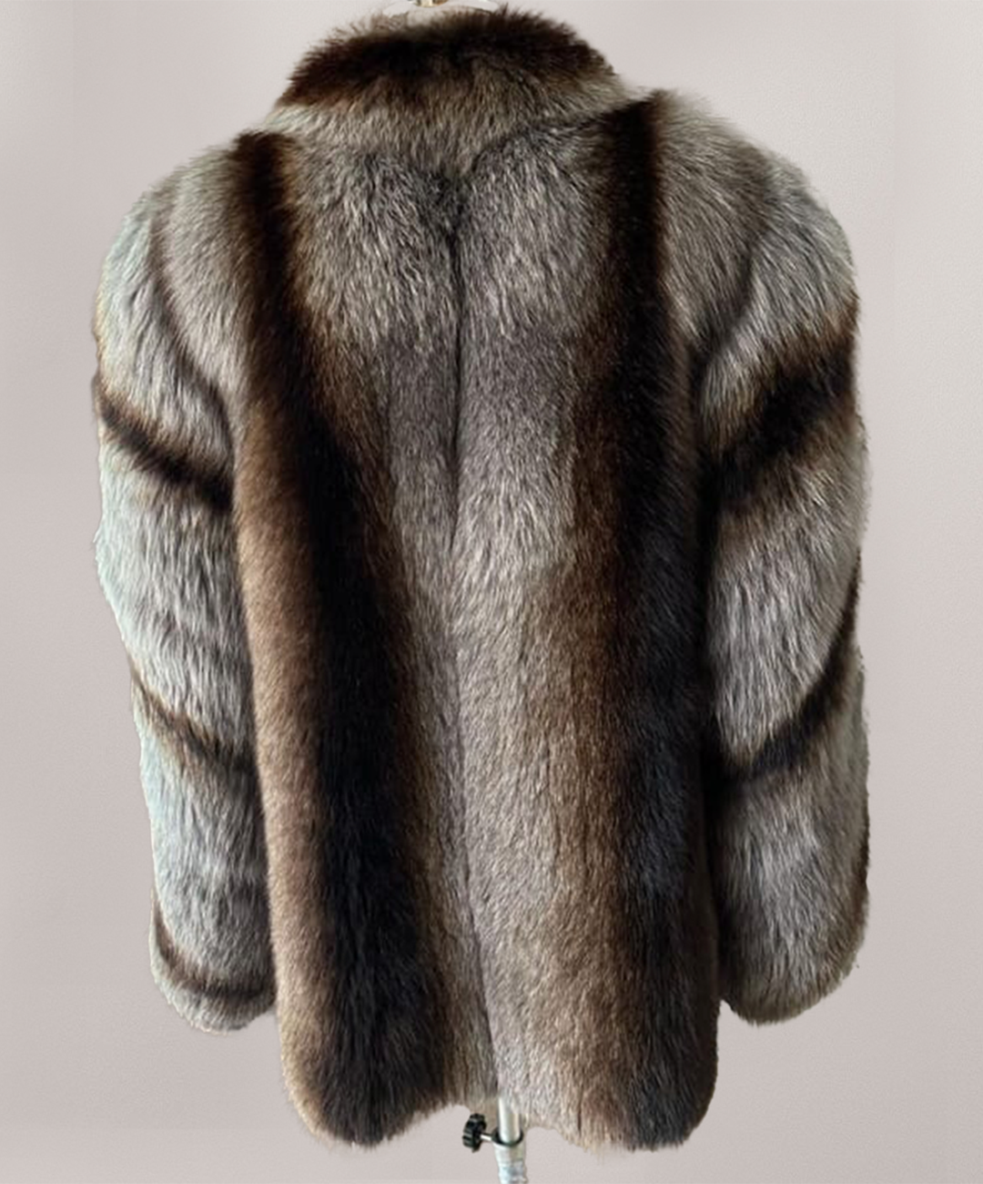 Women's Beautiful Multicolor Fox Fur Coat