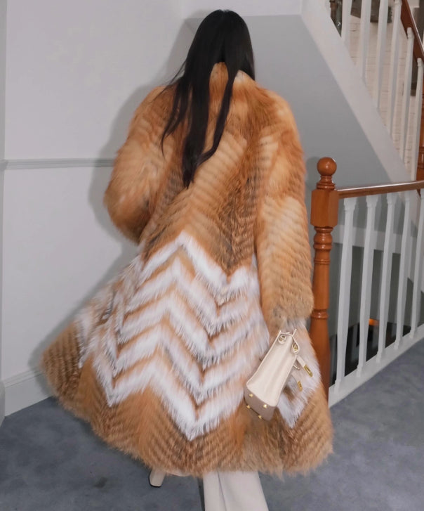 Women's Amber Waves Fox Fur Coat