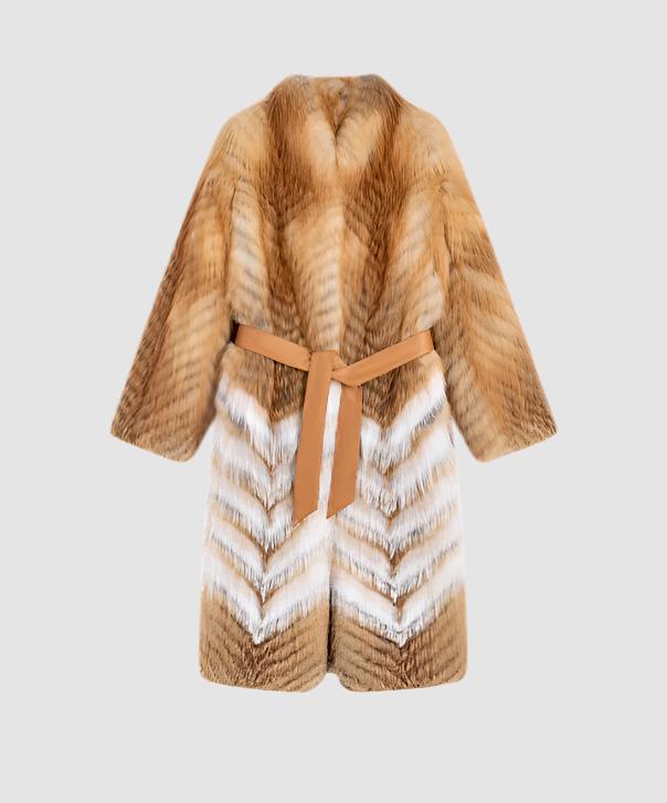 Women's Amber Waves Fox Fur Coat