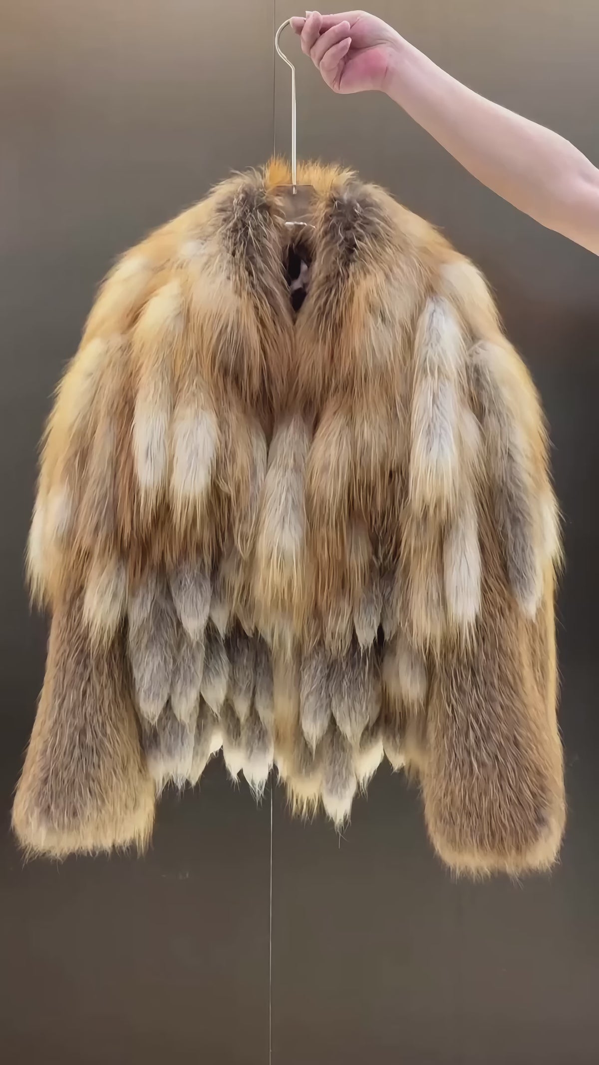 Tribeca Golden Fox Fur Coat