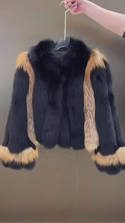 Dusk & Dawn Fox Fur Jacket
