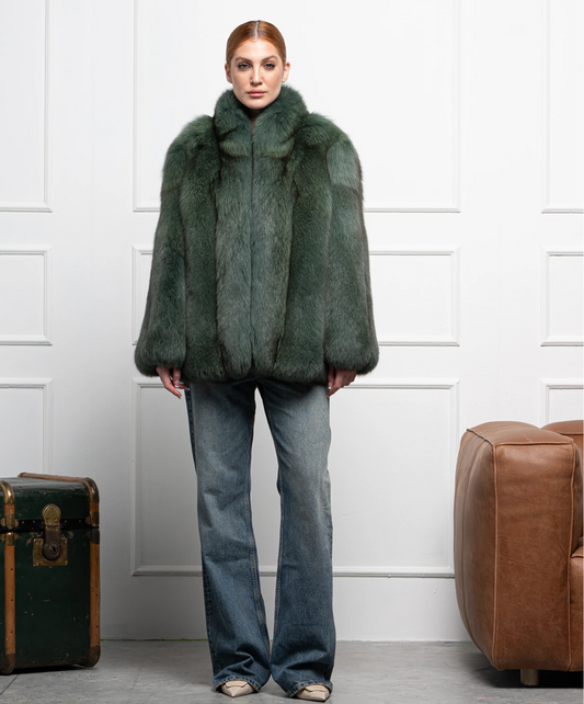 Forrest Fox Fur Coat