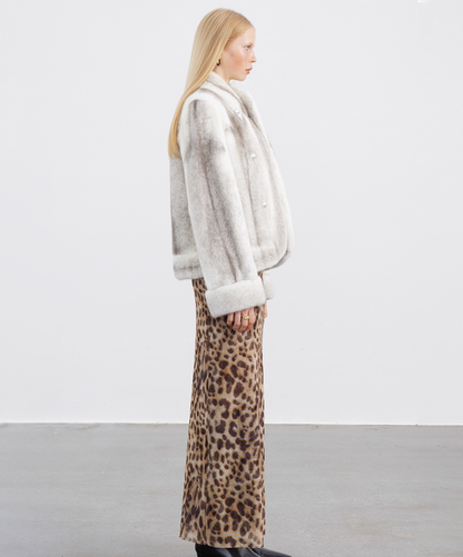 Milano Cross Mink Fur Jacket