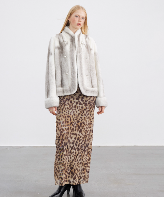 Milano Cross Mink Fur Jacket