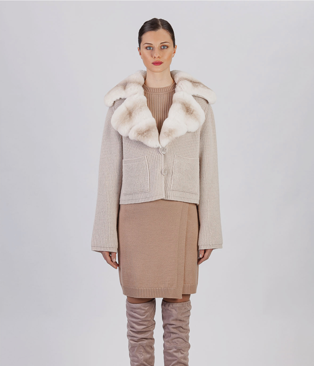 Women’s Chinchilla and Cashmere Jacket