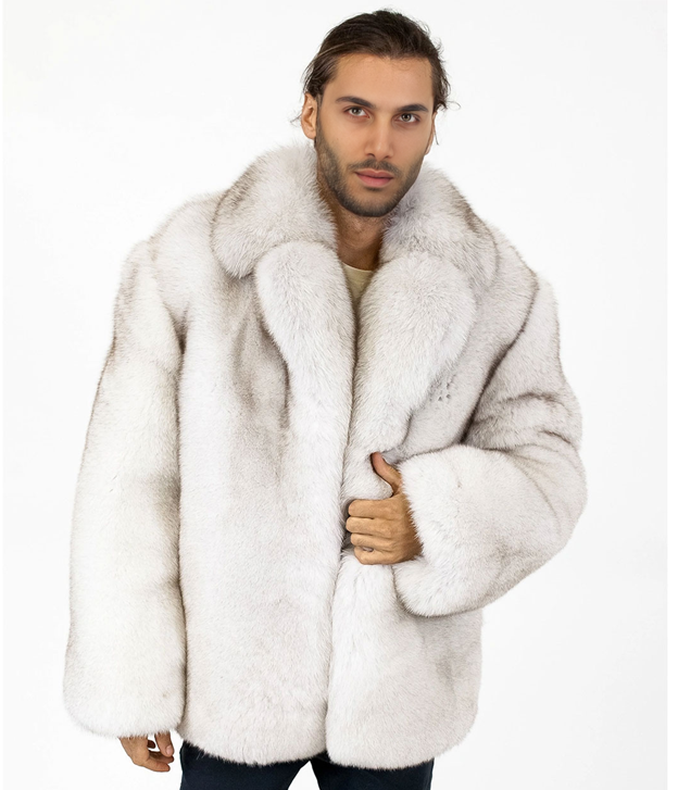 Men's Full Pelt Fox Fur Coat