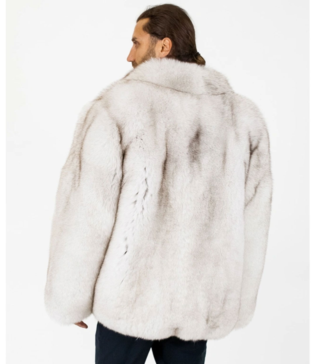 Men's Full Pelt Fox Fur Coat