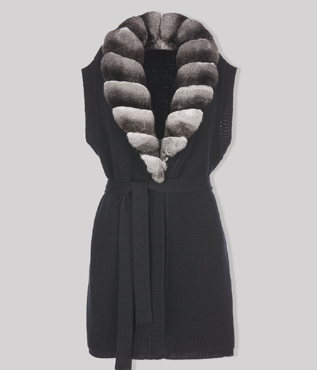 Women’s Chinchilla and Cashmere Vest